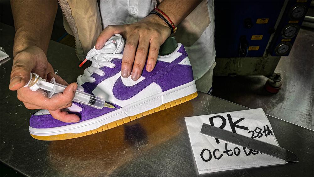 PK GOD Nike Dunk Low Pro ISO Orange Label Court Purple RETAIL MATERIALS READY TO SHIP